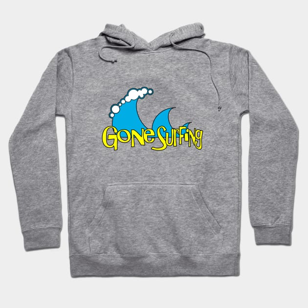 Gone Surfing Hoodie by Vooble